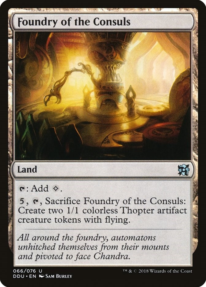 Image for Foundry of the Consuls (Duel Decks: Elves vs. Inventors) (66) - Magic: The Gathering