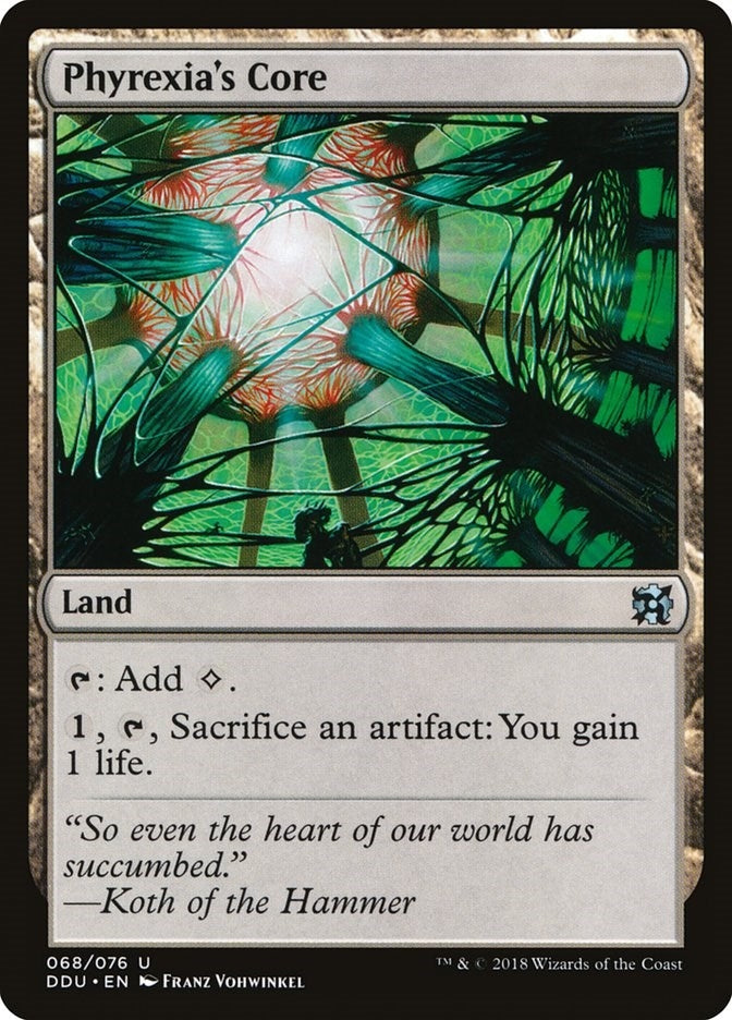 Image for Phyrexia's Core (Duel Decks: Elves vs. Inventors) (68) - Magic: The Gathering
