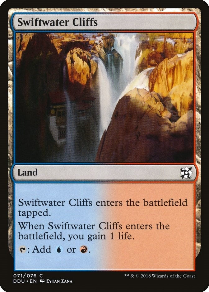 Image for Swiftwater Cliffs (Duel Decks: Elves vs. Inventors) (71) - Magic: The Gathering