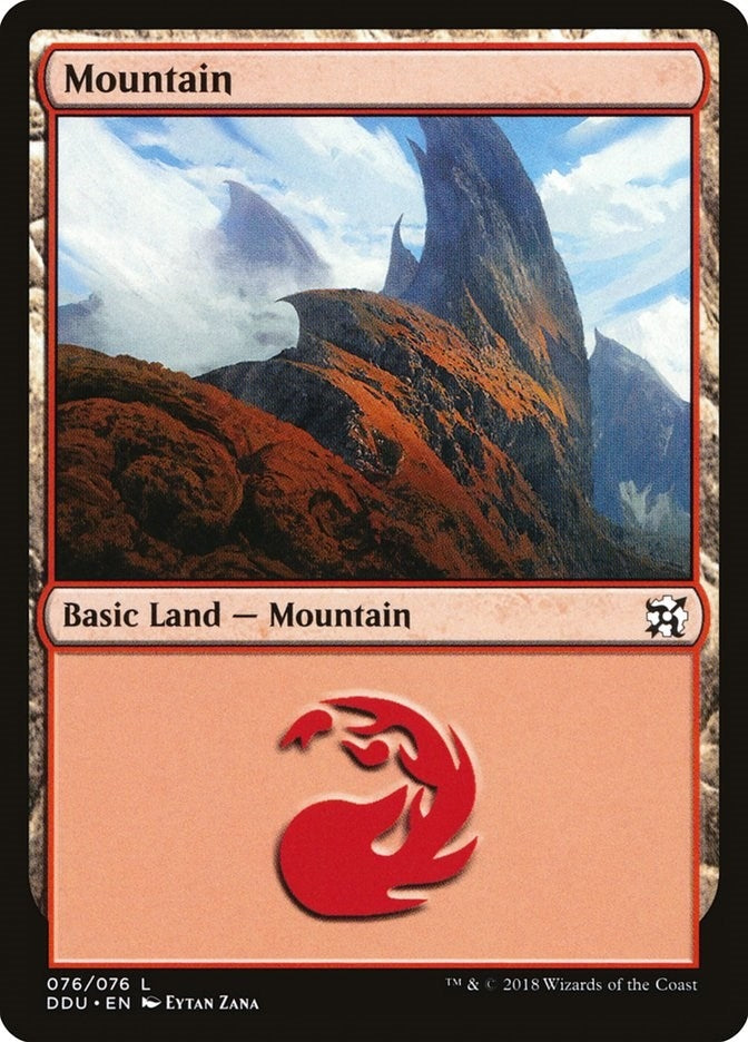Image for Mountain (076) (Duel Decks: Elves vs. Inventors) (76) - Magic: The Gathering