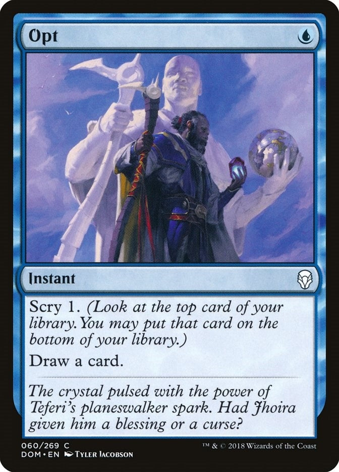 Image for Opt (Dominaria) (60) - Magic: The Gathering