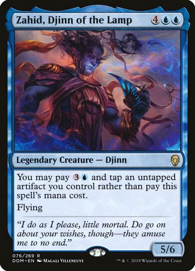 Image for Zahid, Djinn of the Lamp (Dominaria) (76) - Magic: The Gathering