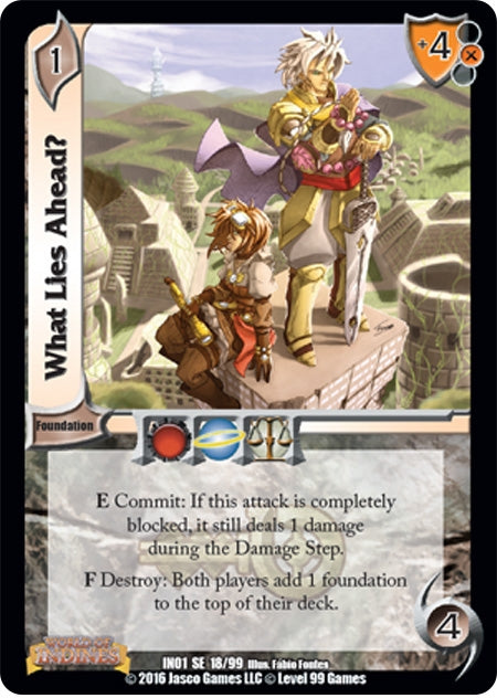 Image for What Lies Ahead? (World of Indines) (18) - UniVersus