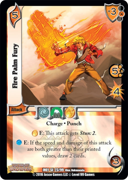Image for Fire Palm Fury (World of Indines) (23) - UniVersus