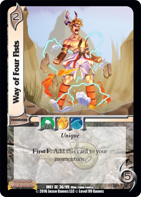 Image for Way of Four Fists (World of Indines) (36) - UniVersus