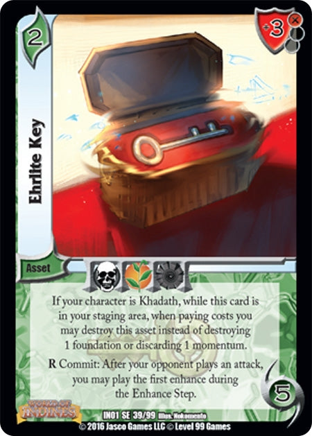 Image for Ehrlite Key (World of Indines) (39) - UniVersus