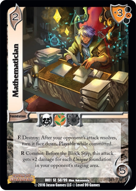 Image for Mathematician (World of Indines) (50) - UniVersus
