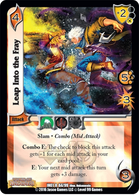 Image for Leap Into the Fray (World of Indines) (84) - UniVersus