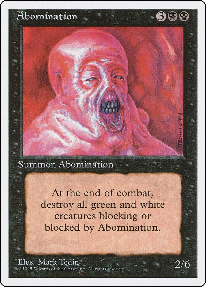 Image for Abomination (Fourth Edition) - Magic: The Gathering