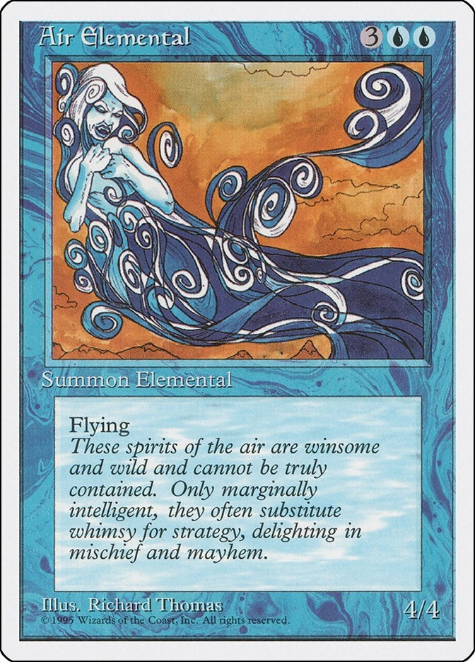 Image for Air Elemental (Fourth Edition) - Magic: The Gathering