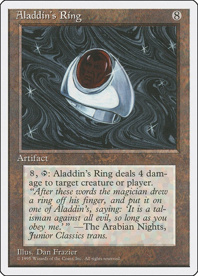 Image for Aladdin's Ring (Fourth Edition) - Magic: The Gathering