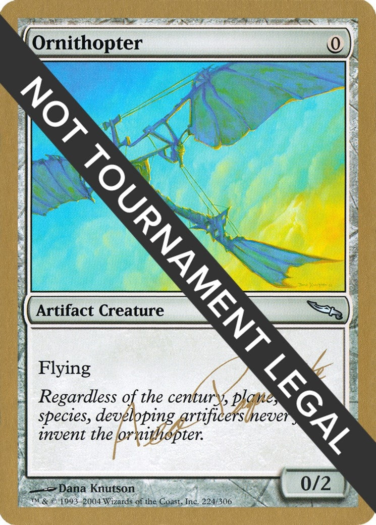 Image for Ornithopter - 2004 Aeo Paquette (MRD) (World Championship Decks) - Magic: The Gathering