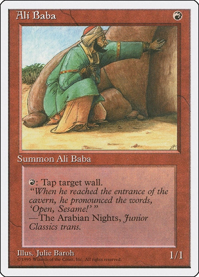 Image for Ali Baba (Fourth Edition) - Magic: The Gathering