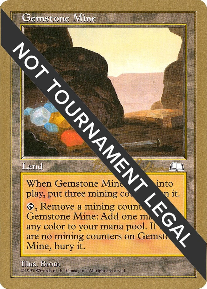 Image for Gemstone Mine - 1998 Brian Selden (WTH) (World Championship Decks) - Magic: The Gathering
