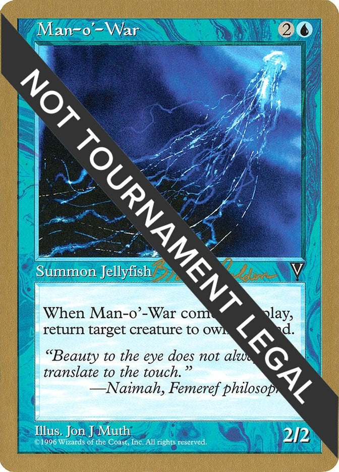 Image for Man-o'-War - 1998 Brian Selden (VIS) (World Championship Decks) - Magic: The Gathering