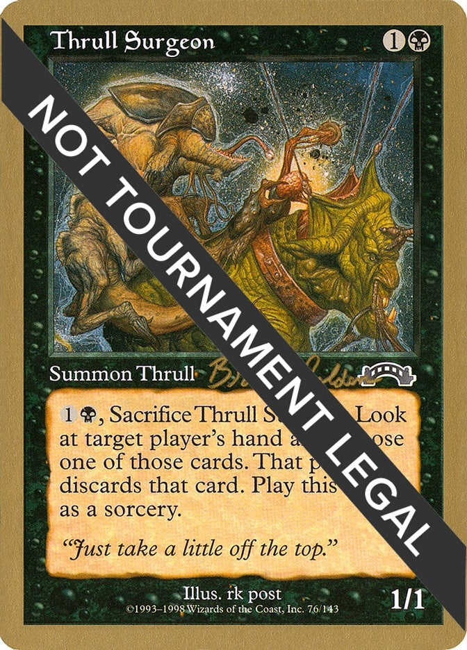 Image for Thrull Surgeon - 1998 Brian Selden (EXO) (World Championship Decks) - Magic: The Gathering