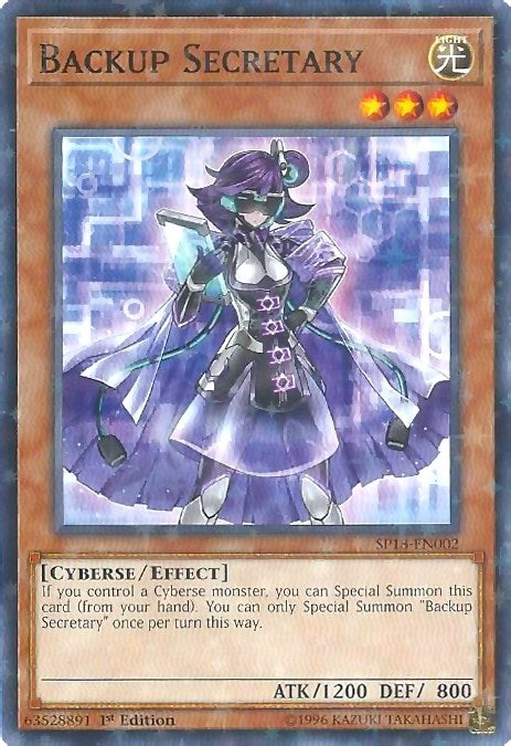Image for Backup Secretary (Starfoil) (Star Pack VRAINS) (SP18-EN002) - YuGiOh