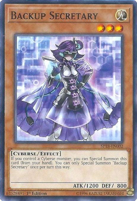 Image for Backup Secretary (Star Pack VRAINS) (SP18-EN002) - YuGiOh