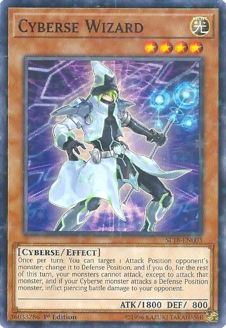 Image for Cyberse Wizard (Starfoil) (Star Pack VRAINS) (SP18-EN003) - YuGiOh