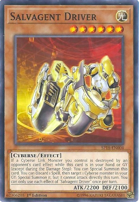 Image for Salvagent Driver (Star Pack VRAINS) (SP18-EN004) - YuGiOh