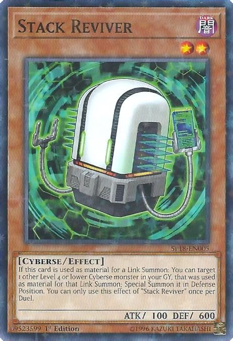 Image for Stack Reviver (Starfoil) (Star Pack VRAINS) (SP18-EN005) - YuGiOh