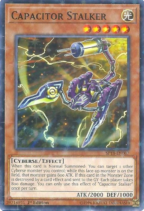 Image for Capacitor Stalker (Starfoil) (Star Pack VRAINS) (SP18-EN007) - YuGiOh