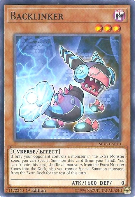 Image for Backlinker (Star Pack VRAINS) (SP18-EN010) - YuGiOh