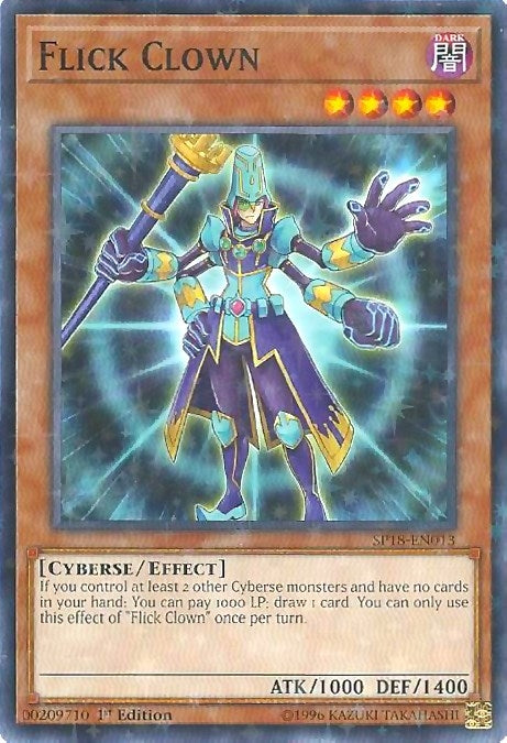 Image for Flick Clown (Starfoil) (Star Pack VRAINS) (SP18-EN013) - YuGiOh