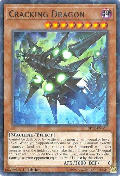 Image for Cracking Dragon (Starfoil) (Star Pack VRAINS) (SP18-EN014) - YuGiOh