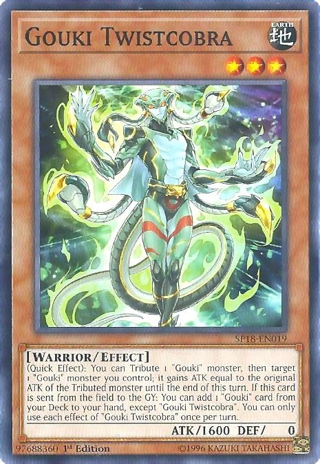 Image for Gouki Twistcobra (Star Pack VRAINS) (SP18-EN019) - YuGiOh