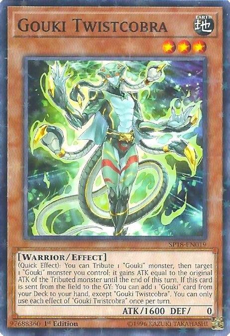 Image for Gouki Twistcobra (Starfoil) (Star Pack VRAINS) (SP18-EN019) - YuGiOh