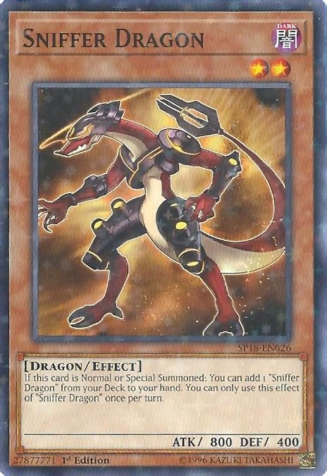 Image for Sniffer Dragon (Starfoil) (Star Pack VRAINS) (SP18-EN026) - YuGiOh
