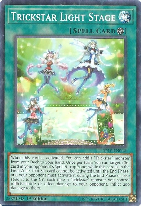 Image for Trickstar Light Stage (Starfoil) (Star Pack VRAINS) (SP18-EN040) - YuGiOh