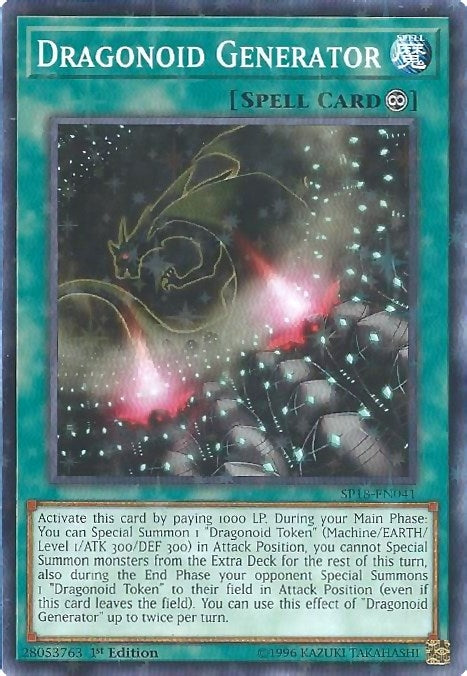 Image for Dragonoid Generator (Starfoil) (Star Pack VRAINS) (SP18-EN041) - YuGiOh