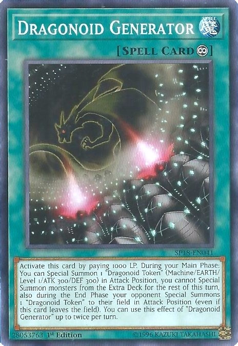 Image for Dragonoid Generator (Star Pack VRAINS) (SP18-EN041) - YuGiOh