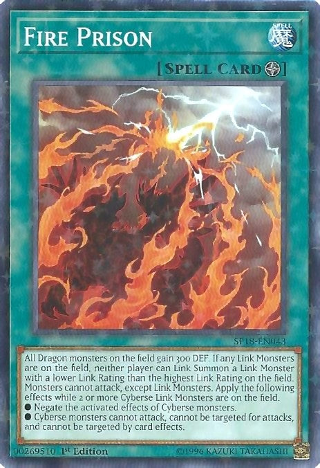 Image for Fire Prison (Starfoil) (Star Pack VRAINS) (SP18-EN043) - YuGiOh