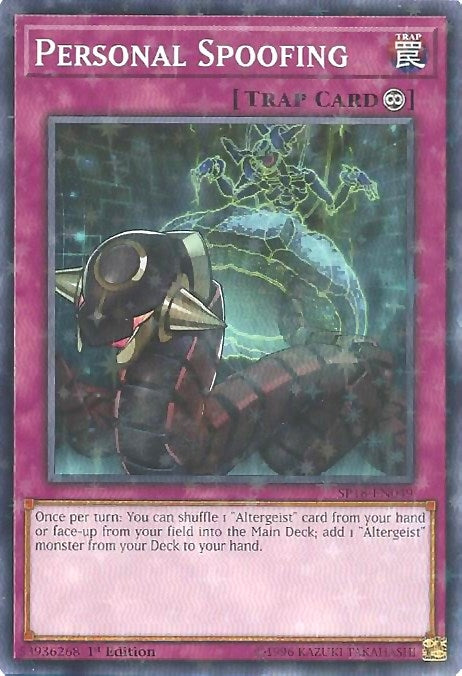 Image for Personal Spoofing (Starfoil) (Star Pack VRAINS) (SP18-EN049) - YuGiOh