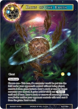 Image for Dawn of the Earth (Promo Cards) (World2018-002) - Force of Will