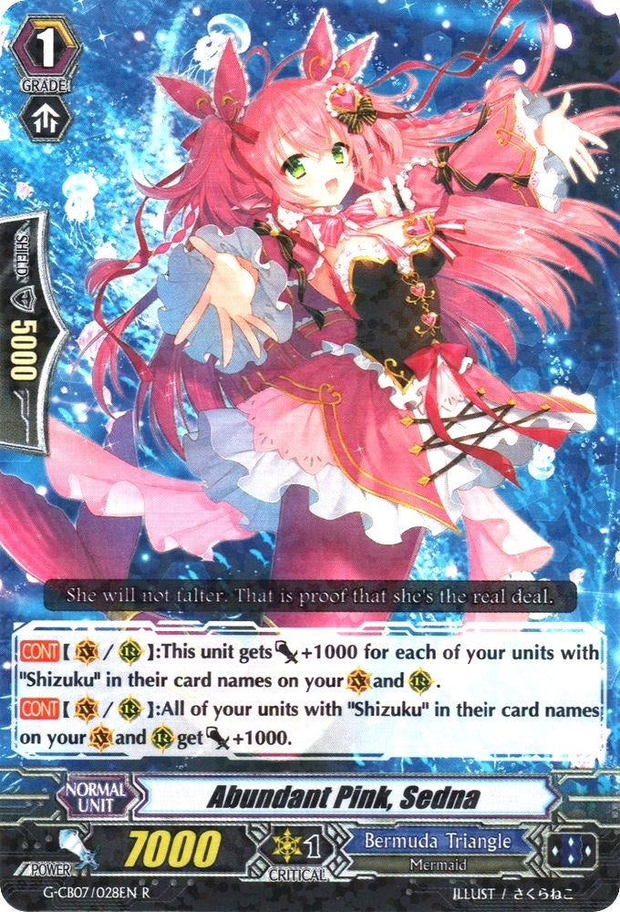 Image for Abundant Pink, Sedna (G-CB07: Divas' Festa) (G-CB07/028EN) - Cardfight Vanguard