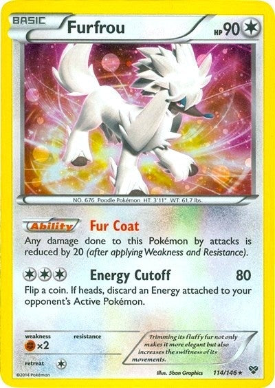 Image for Furfrou - 114/146 (Cosmos Holo) (Blister Exclusives) (114/116) - Pokemon