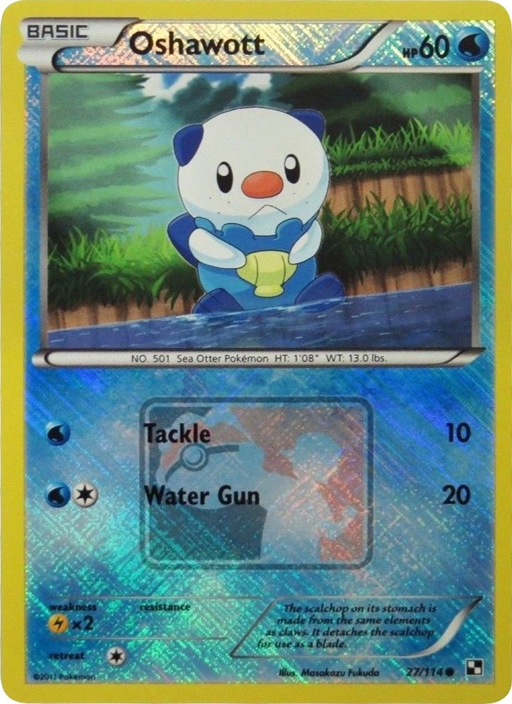 Image for Oshawott - 27/114 (League Promo) (League & Championship Cards) (027/114) - Pokemon