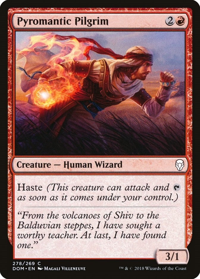 Image for Pyromantic Pilgrim (Dominaria) (278) - Magic: The Gathering