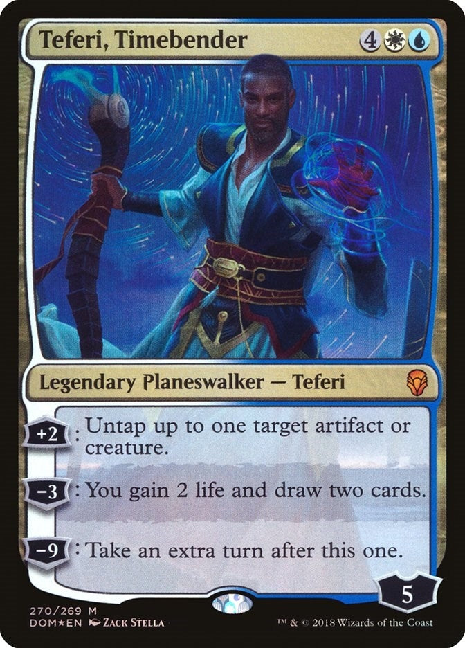 Image for Teferi, Timebender (Dominaria) (270) - Magic: The Gathering