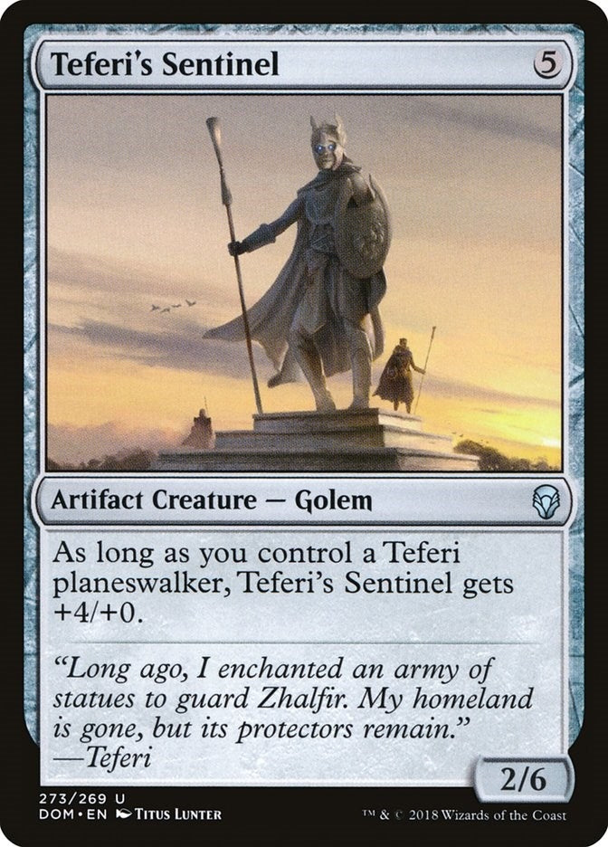 Image for Teferi's Sentinel (Dominaria) (273) - Magic: The Gathering