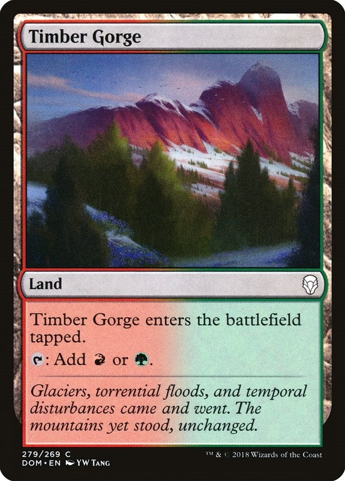 Image for Timber Gorge (Dominaria) (279) - Magic: The Gathering