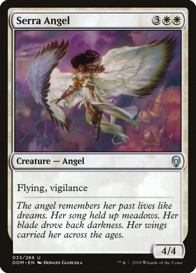 Image for Serra Angel (Dominaria) (33) - Magic: The Gathering