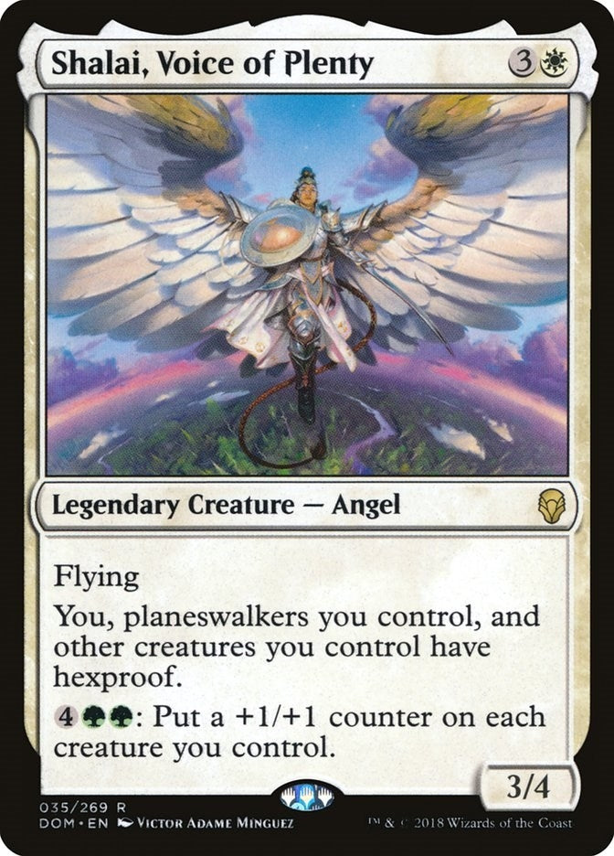 Image for Shalai, Voice of Plenty (Dominaria) (35) - Magic: The Gathering