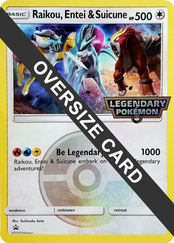 Image for Raikou, Entei & Suicune (Jumbo Cards) - Pokemon
