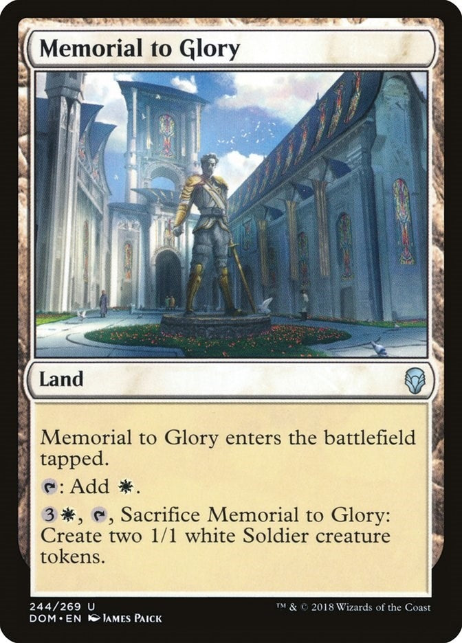 Image for Memorial to Glory (Dominaria) (244) - Magic: The Gathering