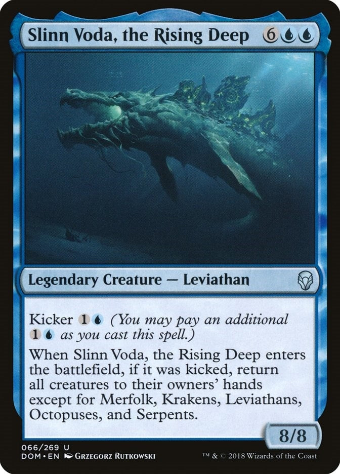 Image for Slinn Voda, the Rising Deep (Dominaria) (66) - Magic: The Gathering